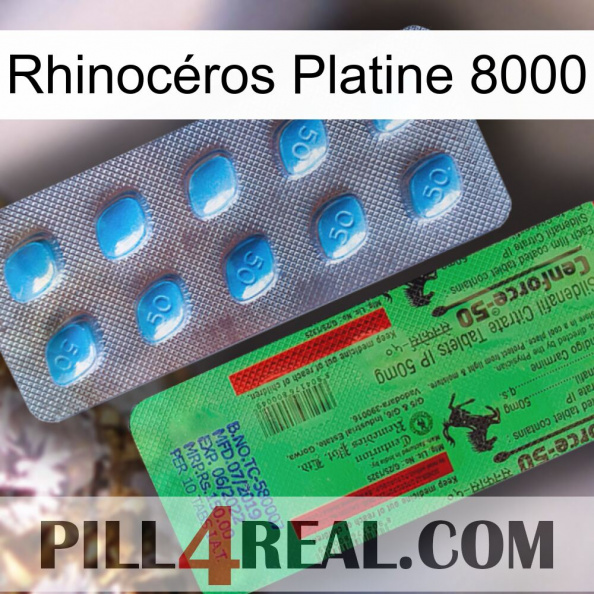Rhinocéros Platine 8000 new03